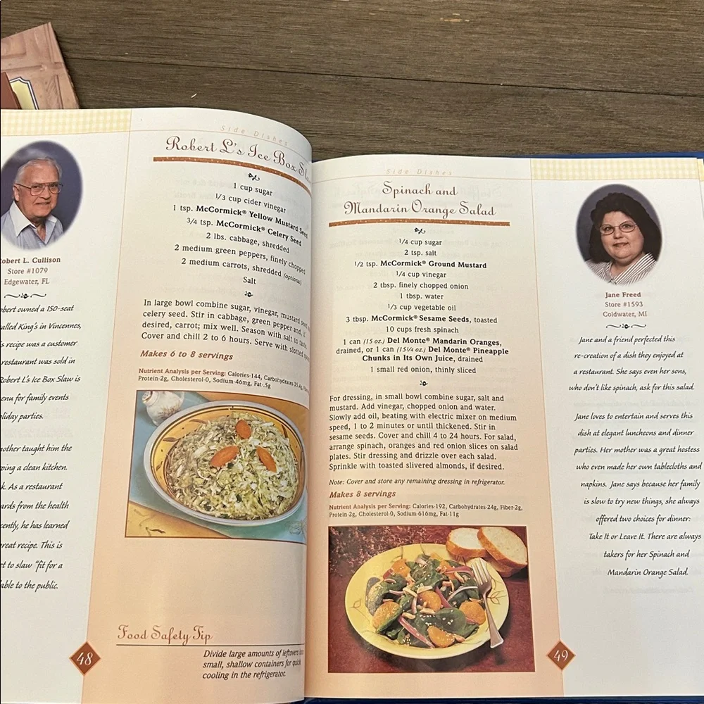 Cookbooks two casserole recipes and walmart associates Home Cooking 3 EUC
